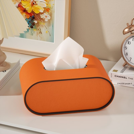 Living Room Elegant Tissue Box Cover | Oval Design