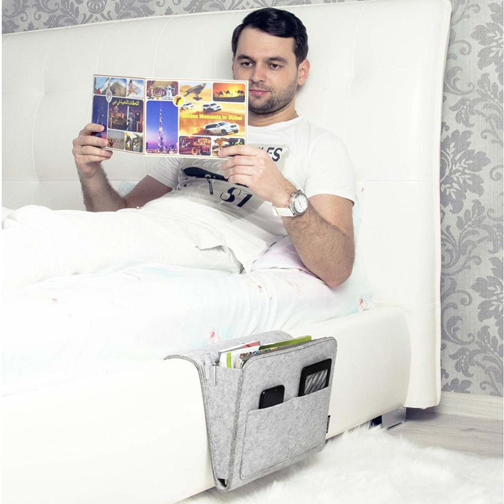 Bedroom Versatile Storage Bag | Stylish Sofa Organizer