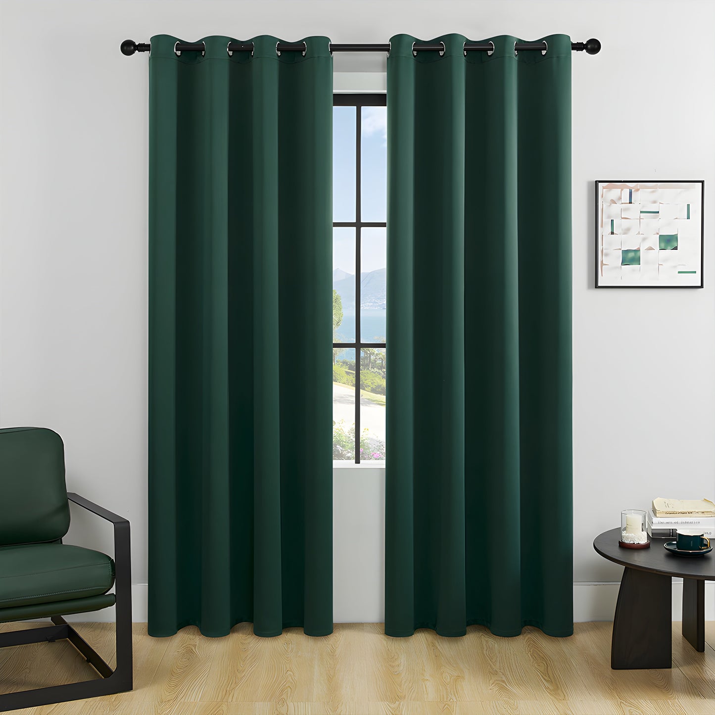 Room Darkening & Light Reducing Curtain in Solid Color Fabric