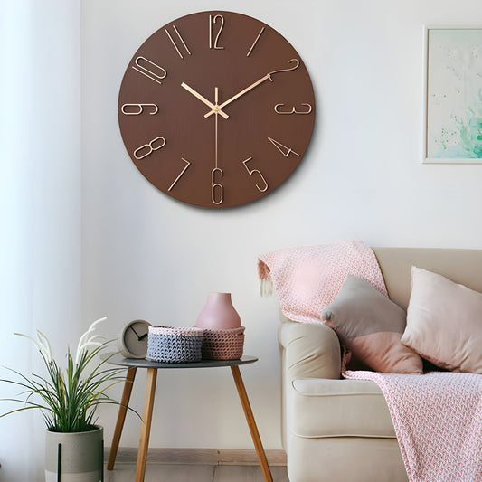 Simple Quartz Design Wall Clock - Silent Modern Style