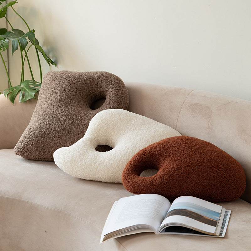 Irregular Shape Nordic Abstract Style Stuffed Plush Pillow