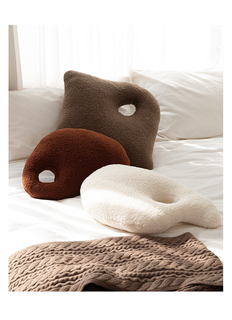 Irregular Shape Nordic Abstract Style Stuffed Plush Pillow